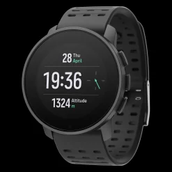 9 Peak Pro All Black, Multisportklokke Unisex