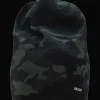 Camo Printed Wool Beanie, Lue Unisex