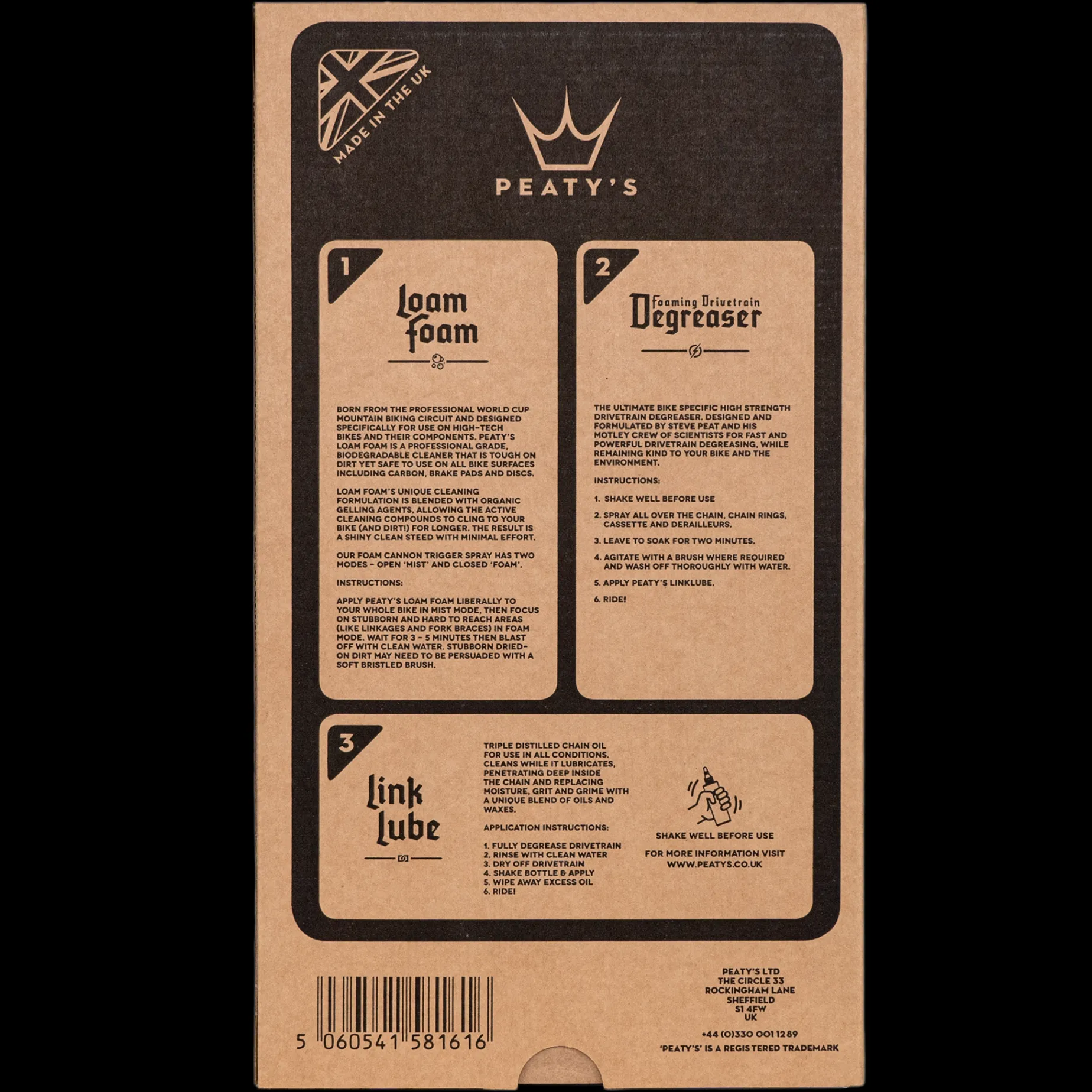 Clean Degrease Lube Gift Pack, Rengjoringspakke