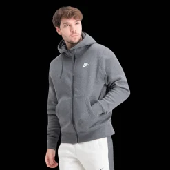 Club Hoodie Full Zip, Hettejakke, Herre