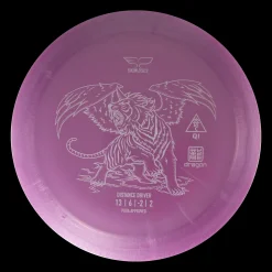 Dragon Line Driver Qi, 170-175G Purple, Driver Frisbeegolf