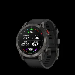 Epix Sapphire Black (Gen 2) Amoled Smartwatch, Multisportklokke Unisex