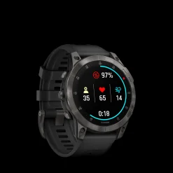 Epix Sapphire Black (Gen 2) Amoled Smartwatch, Multisportklokke Unisex