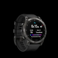 Epix Sapphire Black (Gen 2) Amoled Smartwatch, Multisportklokke Unisex