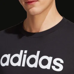 Essential Single Jersey Linear Embroided Logo T-Shirt, T-Skjorte Herre