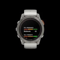 Garmin Fenix 7 Pro Sapphire Solar Edition, Fog Gray, Orange, Gps Smartklokke, Unisex