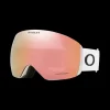 Goggles Flight Deck L Matte White /W Prizm Rose Gold 22/23, Alpinbrille Unisex