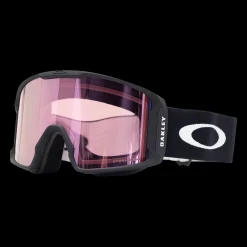 Goggles Line Miner L Matte Black /W Prizm Hi Pink 22/23, Alpinbrille Senior