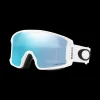 Goggles Line Miner M Matte White /W Prizm Sapphire 22/23, Alpinbrille Senior