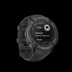 Instinct 2X, Solar, Graphite, Multisportklokke, Fitnessklokke, Unisex