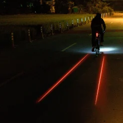 Laser Drive Rear, Usb-Ladbar Baklykt Med Laserstriper