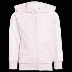 Little Kids Essential 3-Stripes Shiny Tracksuit, Joggedress, Barn