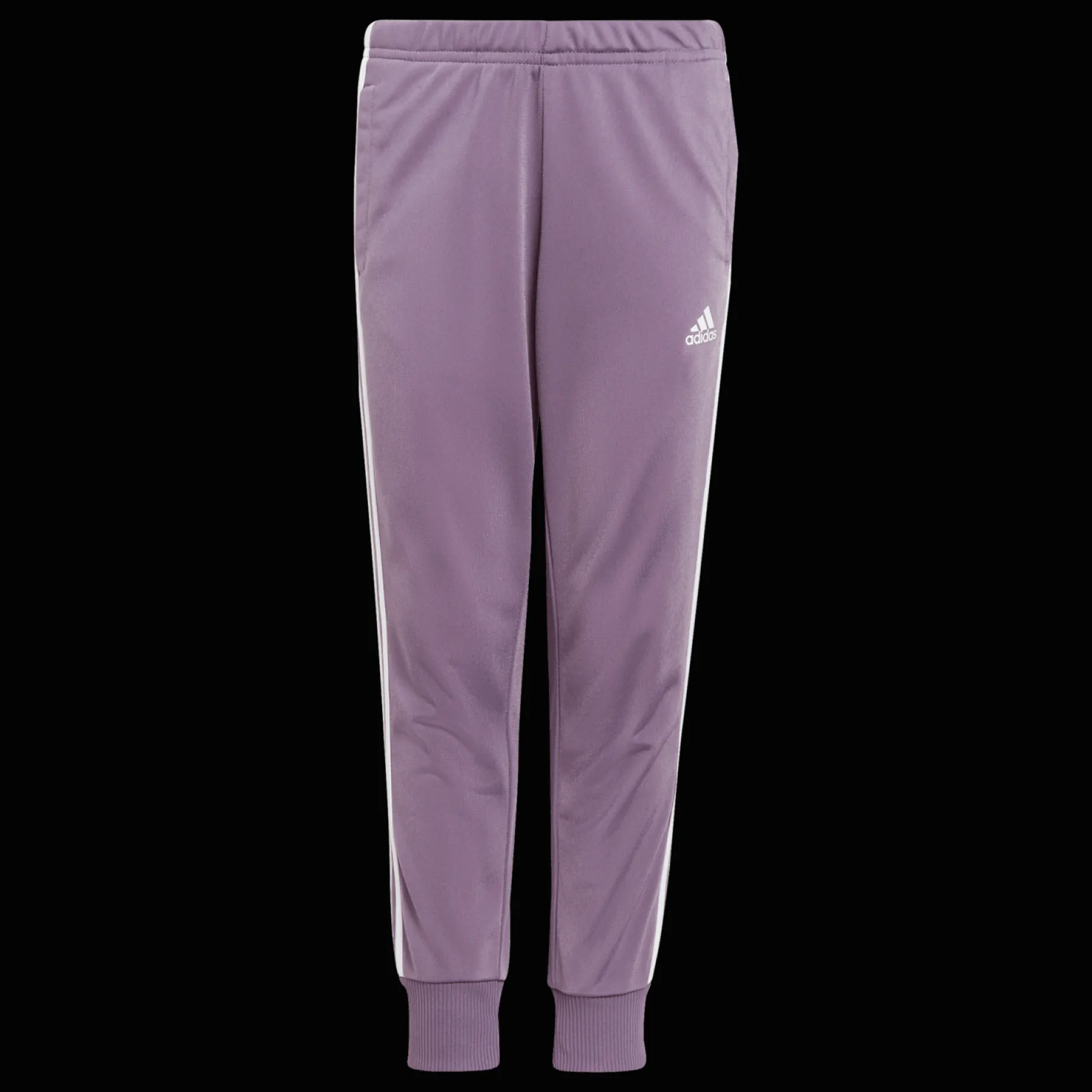 Little Kids Essential 3-Stripes Shiny Tracksuit, Joggedress, Barn