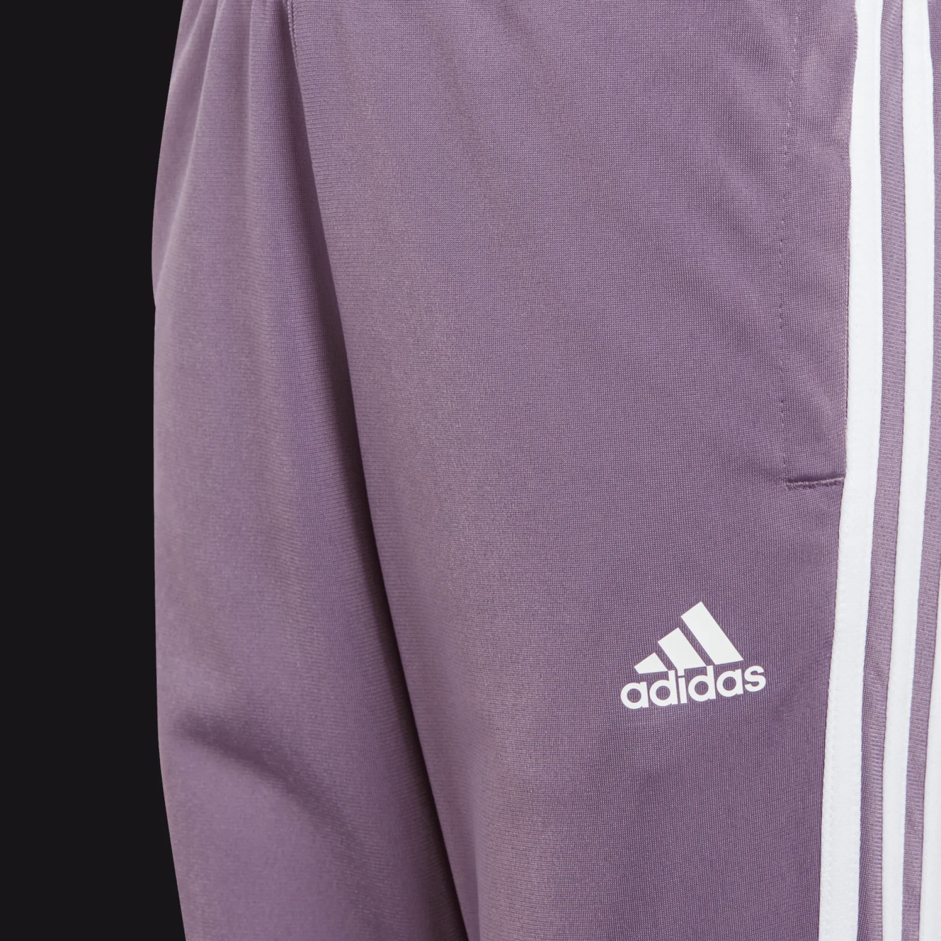 Little Kids Essential 3-Stripes Shiny Tracksuit, Joggedress, Barn