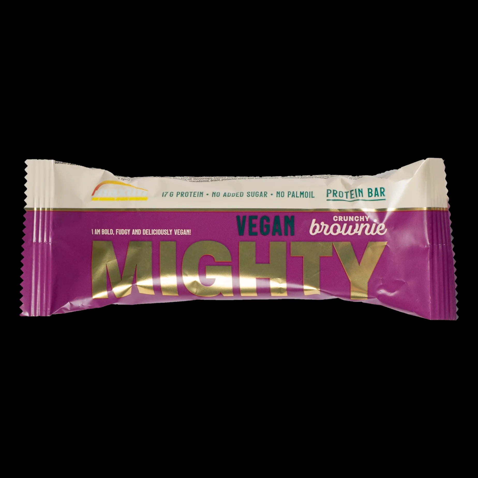 Maxim Mighty Vegan Crunchybrownie 12X55G, Proteinbar