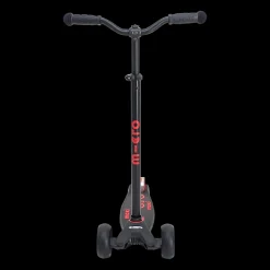 Micromaxi Deluxe Pro Black/Red 3 Scooter, Sparkesykkel Barn