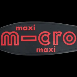 Micromaxi Deluxe Pro Black/Red 3 Scooter, Sparkesykkel Barn
