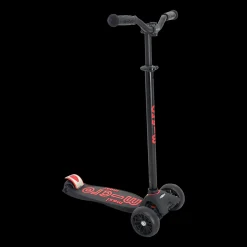 Micromaxi Deluxe Pro Black/Red 3 Scooter, Sparkesykkel Barn
