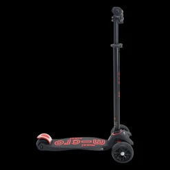 Micromaxi Deluxe Pro Black/Red 3 Scooter, Sparkesykkel Barn