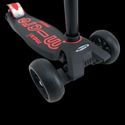 Micromaxi Deluxe Pro Black/Red 3 Scooter, Sparkesykkel Barn