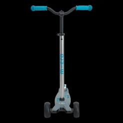 Micromaxi Deluxe Pro Grey/Aqua 3 Scooter, Sparkesykkel Barn