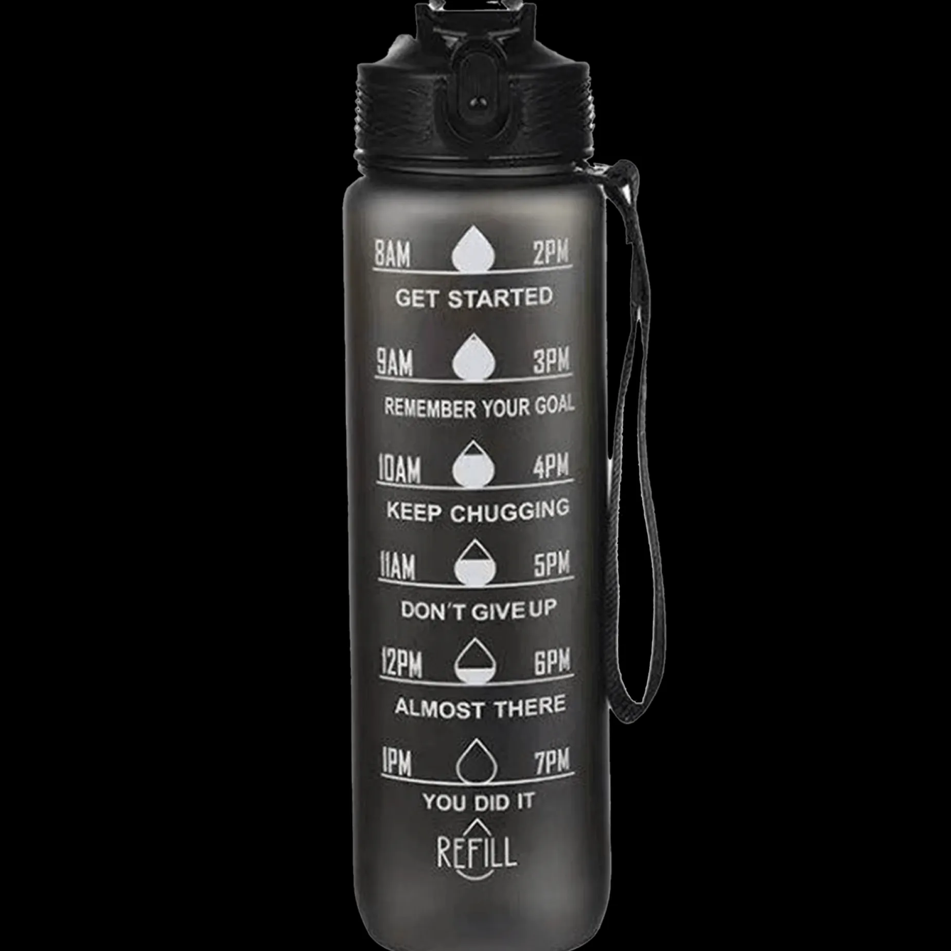 Motivational Bottle 1L, Motivasjonsdrikkeflaske