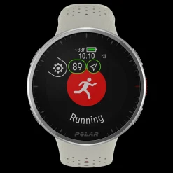 Polar Pacer Pro Whi/Red S-L, Lopeklokke Unisex