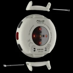 Polar Pacer Pro Whi/Red S-L, Lopeklokke Unisex