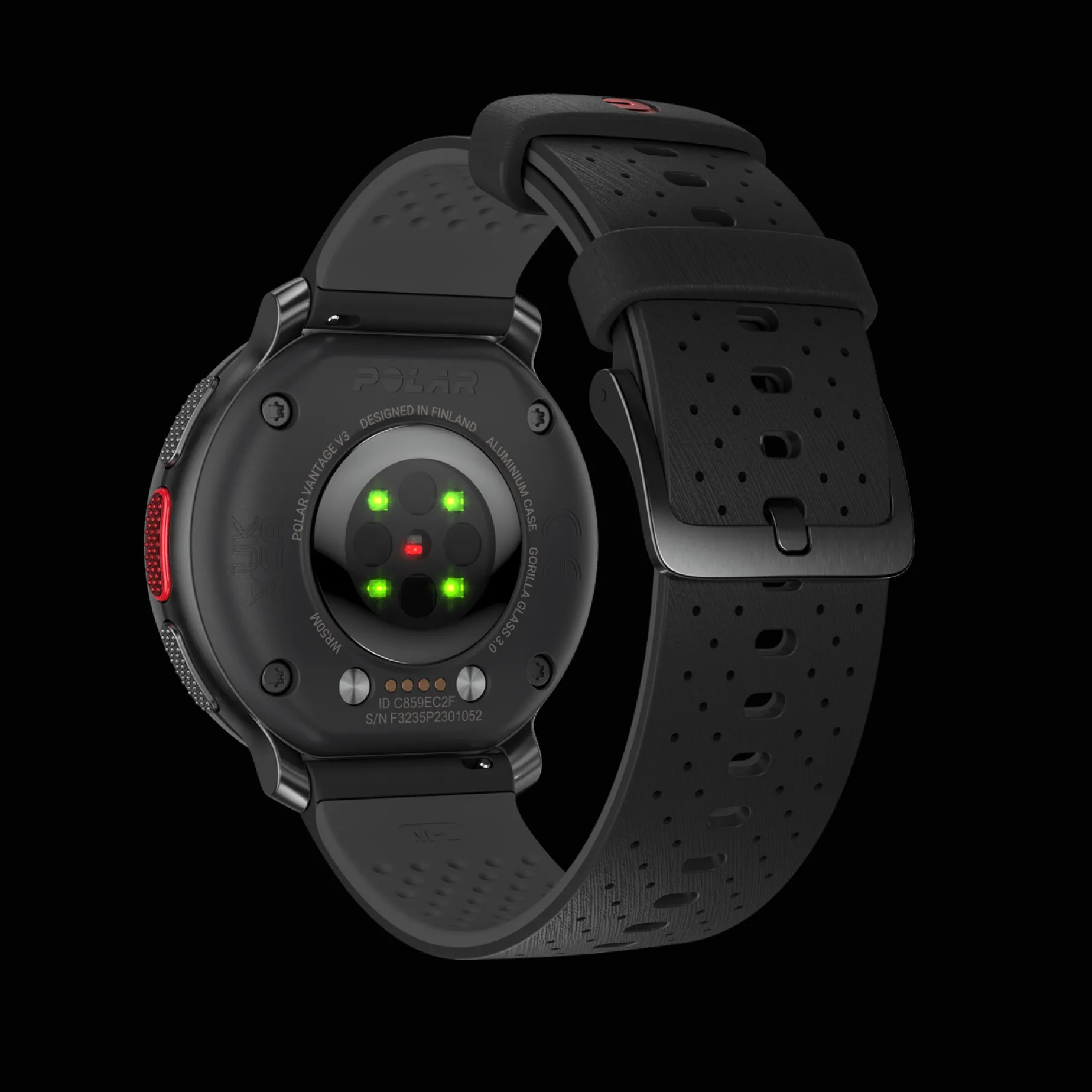 Polar Vantage V3 Blk/Blk S-L, Smartklokke, Sportsklokke, Unisex