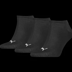 Puma Sneaker Plain 3Pk, Ankelsokker, Unisex