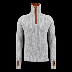 Rav Sweater W/Zip, Ullgenser, Herre
