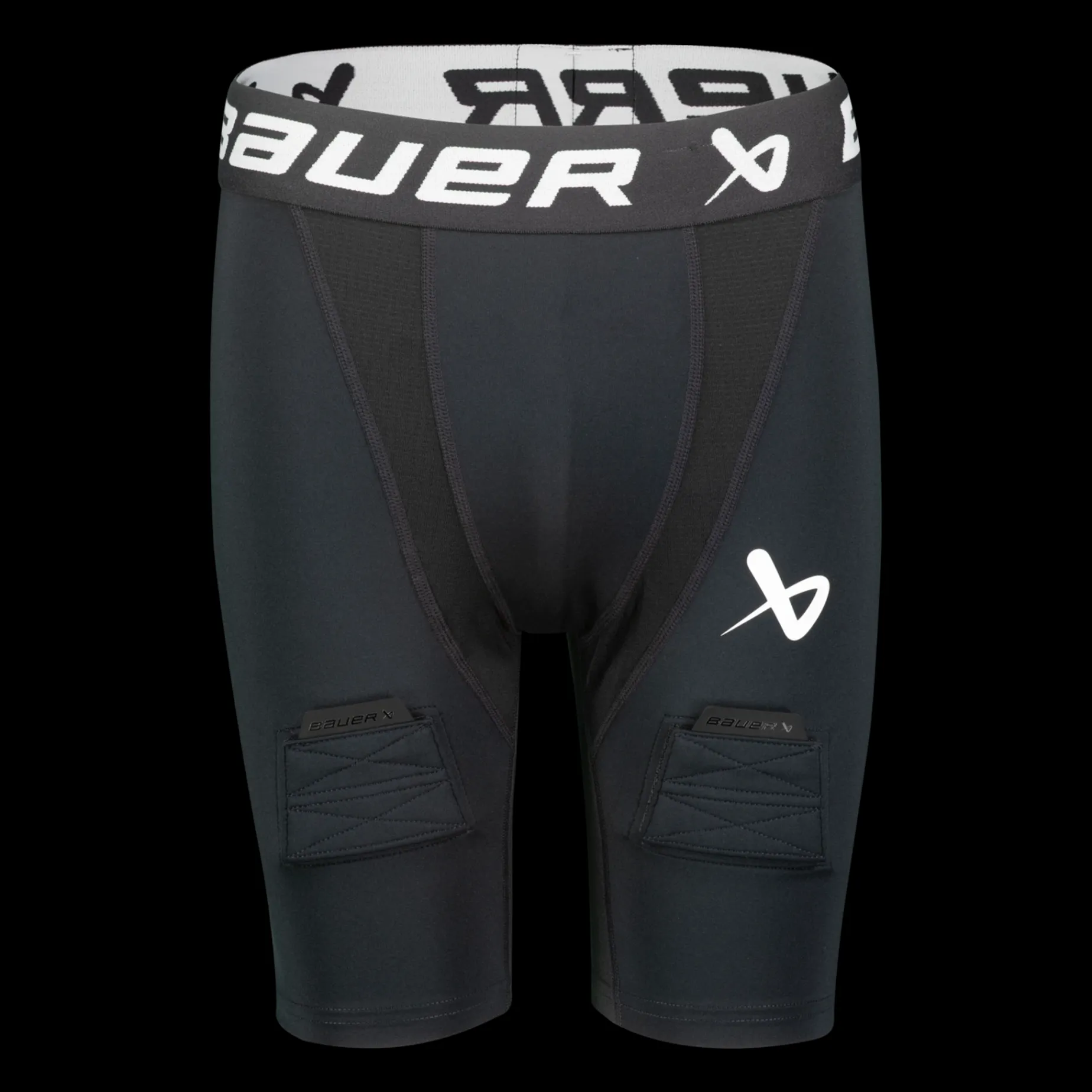 S22 Bauer Perf Jock Short-Yth 23/24, Shorts Barn