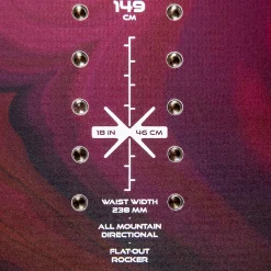 Snowboard Lectra W 22/23, Snowboard Dame