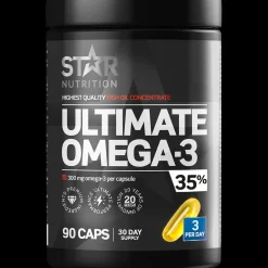 Star Nutrition - Ultimate Omega-3, 90 Caps, 35% 1000Mg, Omega 3