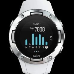 Suunto 5 G1 White, Multisportklokke Med Pulsmaling