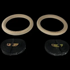 Titan Life - Wooden Gymrings, Gymringer