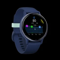 Vivoactive 5 Cpt. Blue Metallic, Smartklokke, Multisportklokke, Unisex