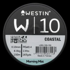 W10 13 Braid Coastal 0.10Mm 150M 6.0Kg, Fiskesene Multifilament