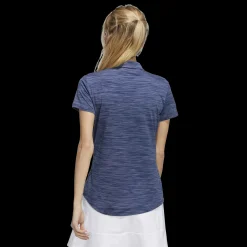 W Spacedye Short Sleeve Polo, Golftroye Dame