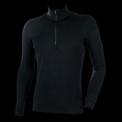 Warm Wool Polo Zip, Ulltroye, Herre