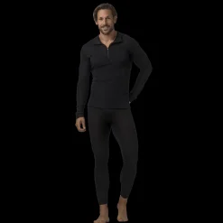 Warm Wool Polo Zip, Ulltroye, Herre