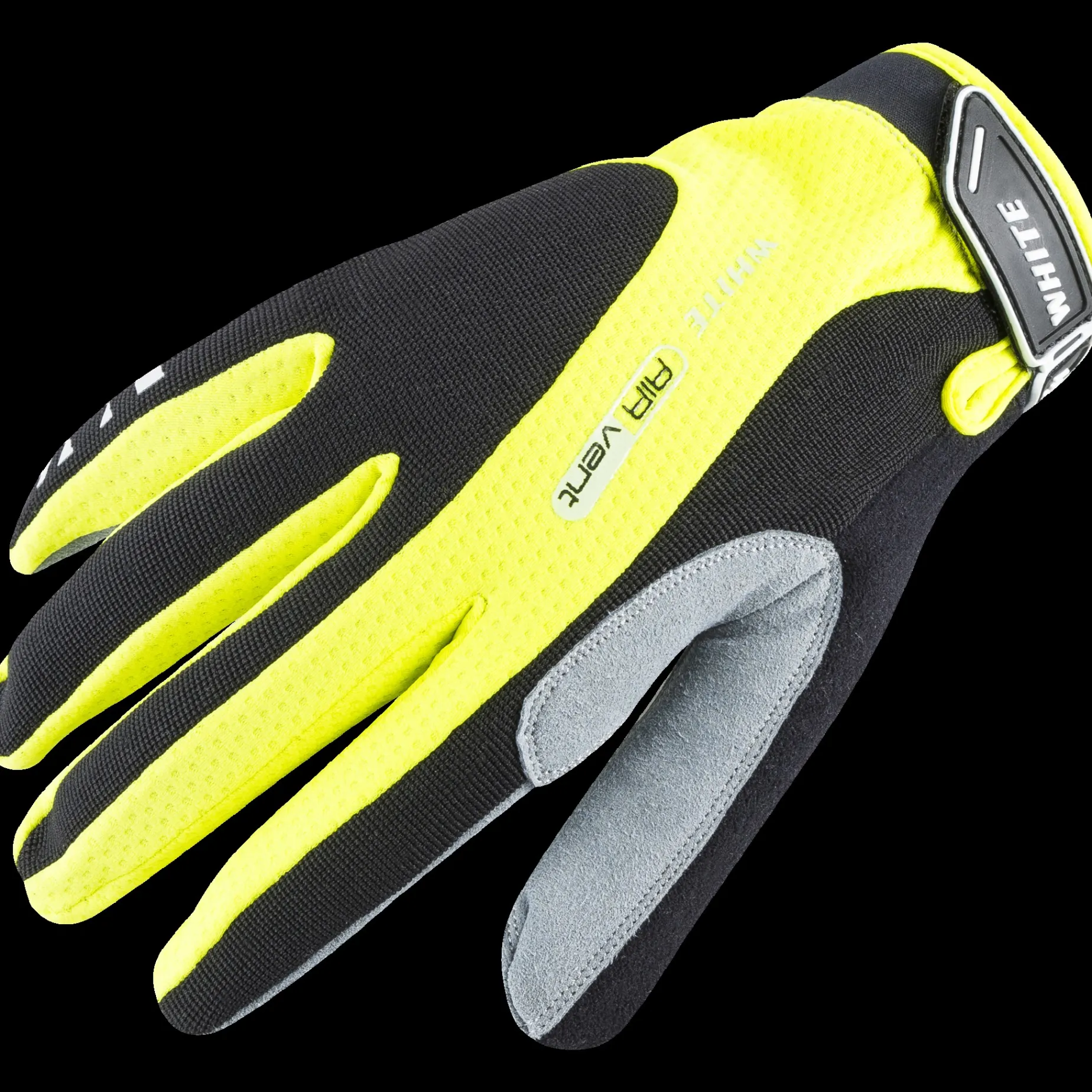 White Rollerski Yellow Long Finger 23, Rulleskihanske